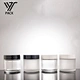Cream Glass Jar